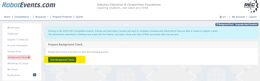 verificación de antecedentes, paso 5b
