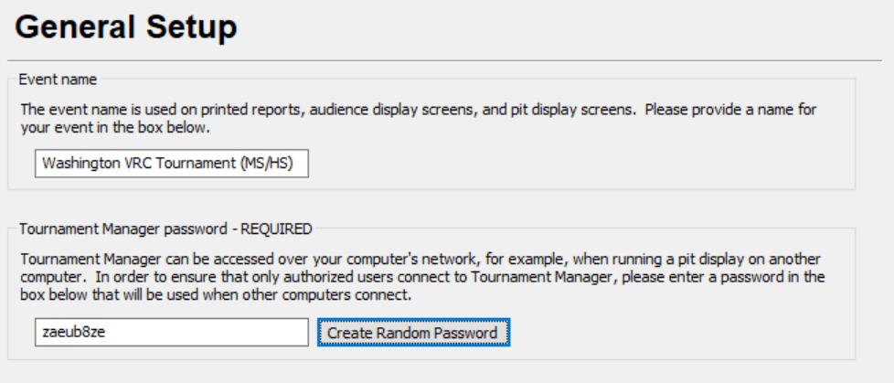 Tournament Manager Web